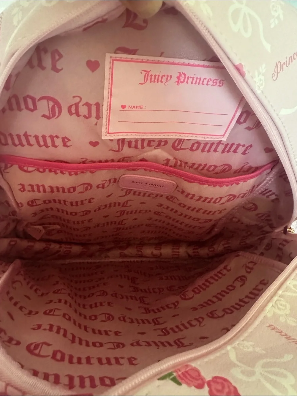 Juicy Couture Pink Floral Backpack